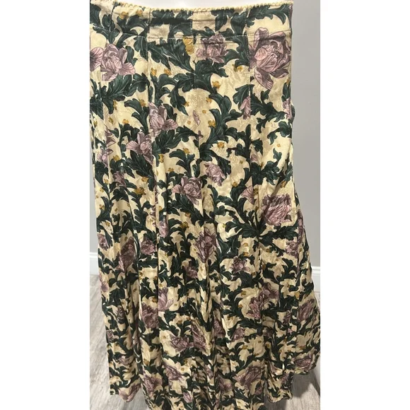 Agua by Agua Bendita Gaita Floral print Ecovero Blend Wide Leg Pants Size M